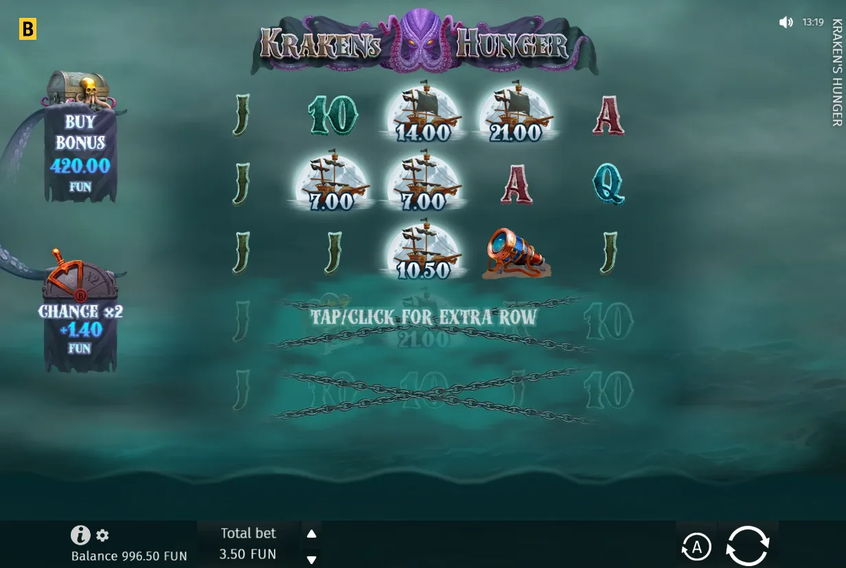 Kraken's Hunger Slot